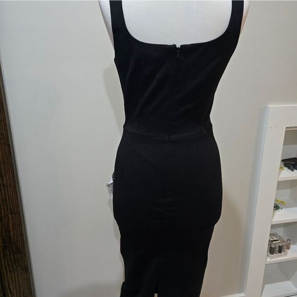 Dress The Population Black Sloane Sleeveless Sheath Dress Size Small NWT - Picture 4 of 5